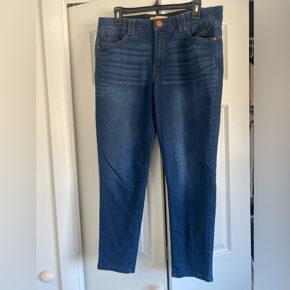 Democracy Classic Women's Dark Blue Stretch Skinny Jeans with Ab Technology